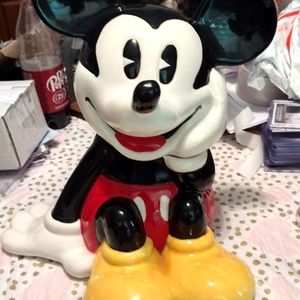 Antique Mickey mouse cookie jar